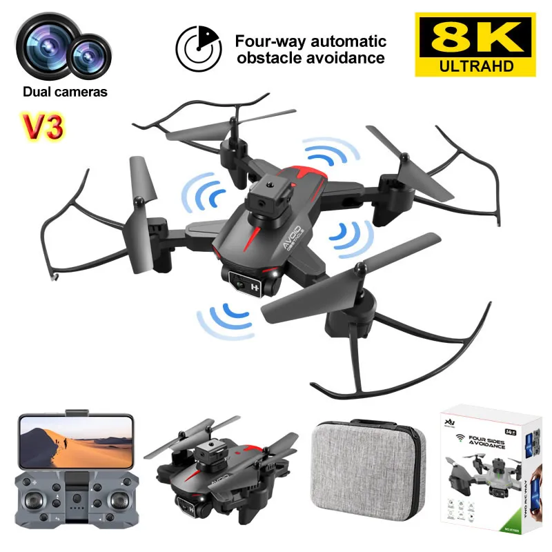 2023 New KY605 V3 RC Drone 8K Dual Camera HD Wifi FPV Remote Control Foldable Mini Portable Quadcopter Child Toys Kids Gift V2
2023 New KY605 V3 RC Drone 8K Dual Camera HD Wifi FPV Remote Control Foldable Mini Portable Quadcopter Child Toys Kids Gift V2