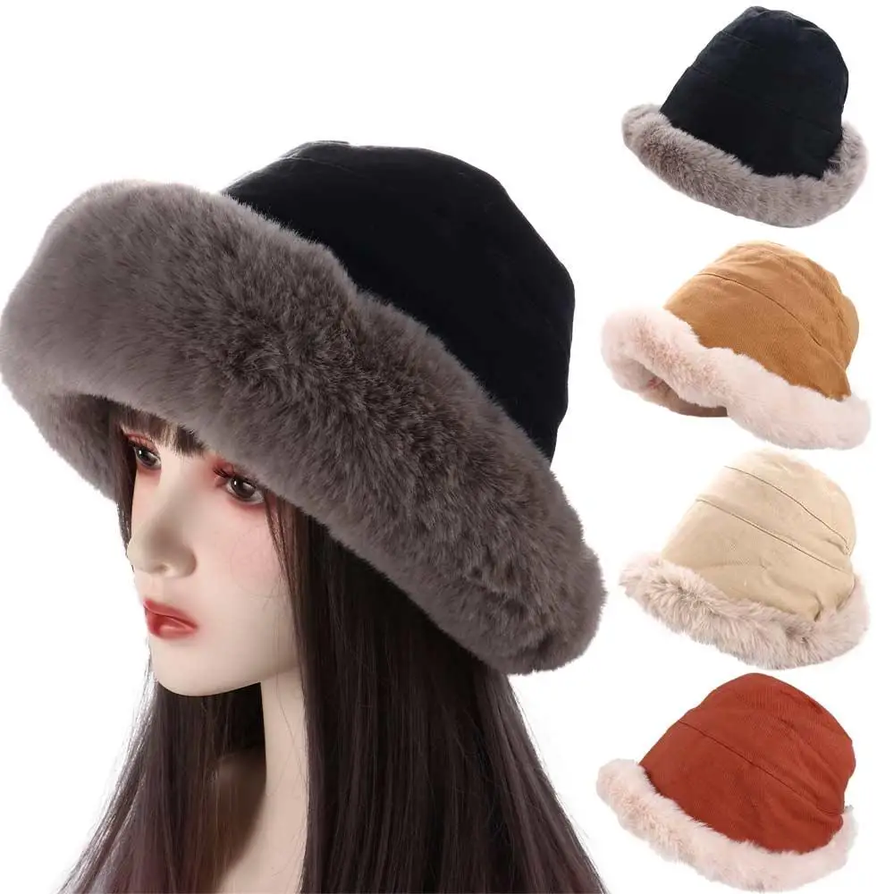 Casual Windproof Warm Wide Brim Large Japanese Women Hat Plush Bucket Hat Woolen Korean Style Beanies
Casual Windproof Warm Wide Brim Large Japanese Women Hat Plush Bucket Hat Woolen Korean Style Beanies