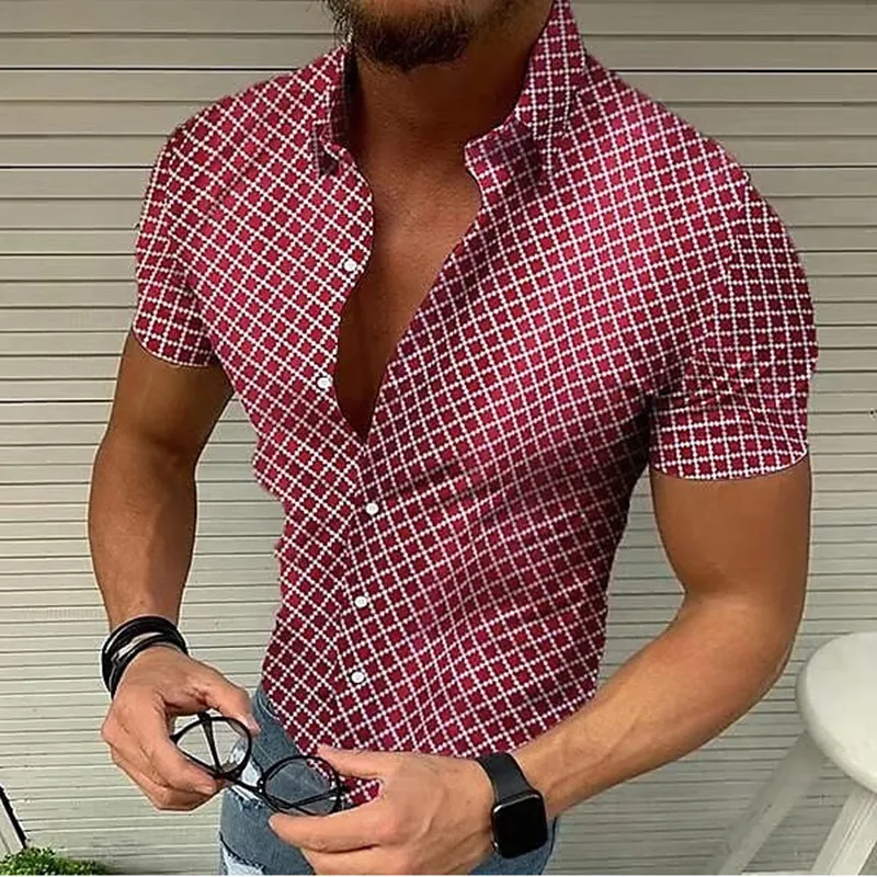 Mens Oversized Hawaiian Short Sleeved Plaid Shirts Summer New Trendyol Men Luxury Hawaii Beach Shirt Camisa Manga Corta Hombre
Mens Oversized Hawaiian Short Sleeved Plaid Shirts Summer New Trendyol Men Luxury Hawaii Beach Shirt Camisa Manga Corta Hombre