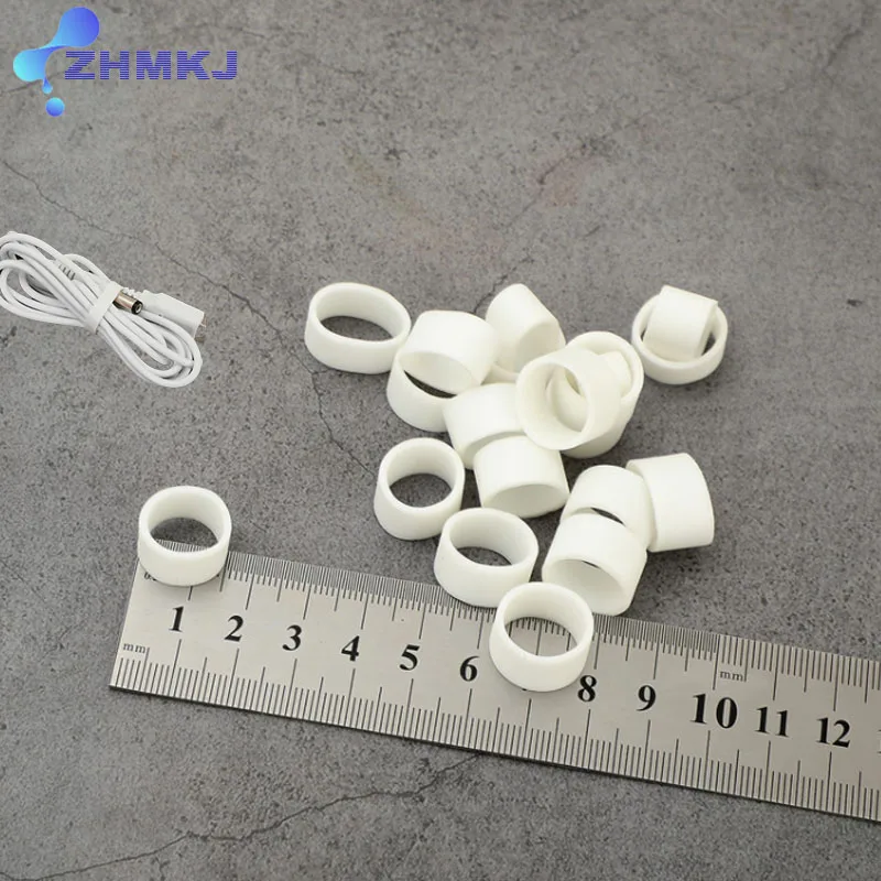 

Stretchable Sturdy White Rubber Rings Rubber Elastic Bands Thickness 1.5mm Diameter 15mm-60mm Width 5mm High-quality