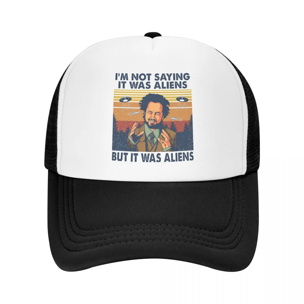 Giorgio Tsoukalos Aliens Baseball Cap Women Men Breathable UFO Alien Trucker Hat Sports Hats Snapback Caps
Giorgio Tsoukalos Aliens Baseball Cap Women Men Breathable UFO Alien Trucker Hat Sports Hats Snapback Caps