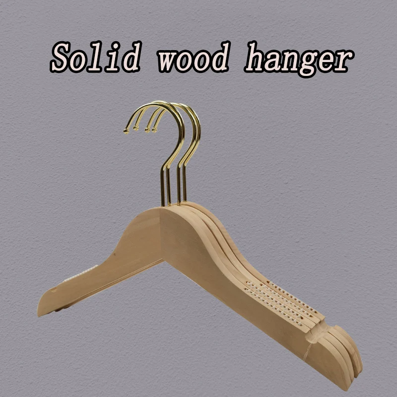 5Pcs Solid Wood Hangers Non Trace Clothes Holder With Clips Household Wardrobe Hanging Clothes Wooden Trouser Skirt Rack
5Pcs Solid Wood Hangers Non Trace Clothes Holder With Clips Household Wardrobe Hanging Clothes Wooden Trouser Skirt Rack