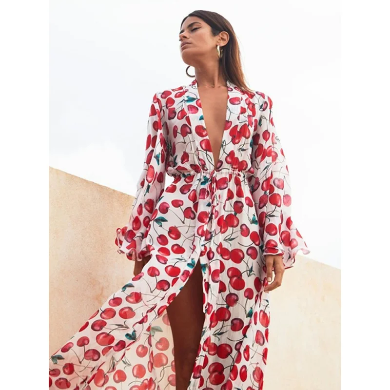 2022 Women Swimsuit Cover Up Sleeve Kaftan Beach Tunic Dress Robe De Plage Solid White Cotton Pareo High Collar Beachwear
2022 Women Swimsuit Cover Up Sleeve Kaftan Beach Tunic Dress Robe De Plage Solid White Cotton Pareo High Collar Beachwear