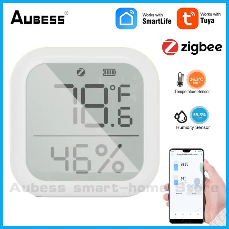 Датчик температуры и влажности Tuya Smart ZigBee, комнатный гигрометр, термометр с цифровым ЖК-дисплеем и дистанционным управлением через приложен...
Датчик температуры и влажности Tuya Smart ZigBee, комнатный гигрометр, термометр с цифровым ЖК-дисплеем и дистанционным управлением через приложен...