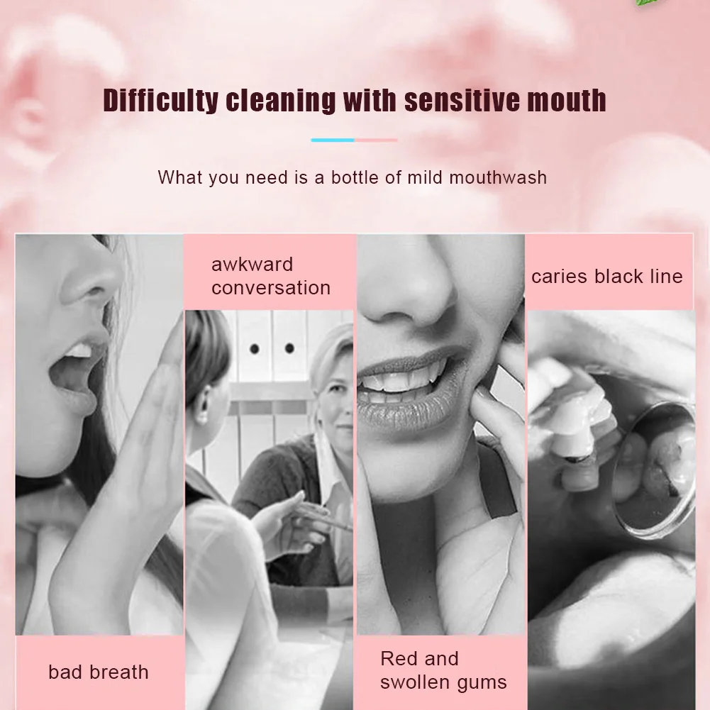 Hot Sale Mouthwash Antiseptic Fresh Mouth Care Breath Freshener Formula Healthy Mouth Supplies Oral Care Products Oral Mouthwash
Hot Sale Mouthwash Antiseptic Fresh Mouth Care Breath Freshener Formula Healthy Mouth Supplies Oral Care Products Oral Mouthwash