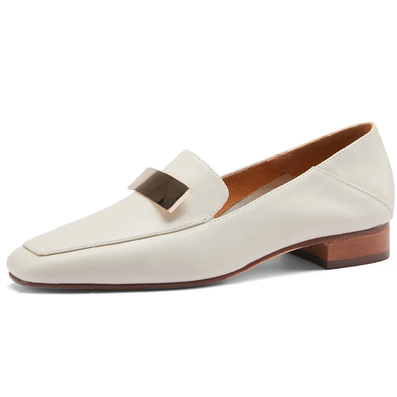 Dilalula Loafers Shoes Women Pumps Spring Autumn Office Lady Dress Casual Low Heels Genuine Leather Metal Decoration Shoes Woman
Dilalula Loafers Shoes Women Pumps Spring Autumn Office Lady Dress Casual Low Heels Genuine Leather Metal Decoration Shoes Woman