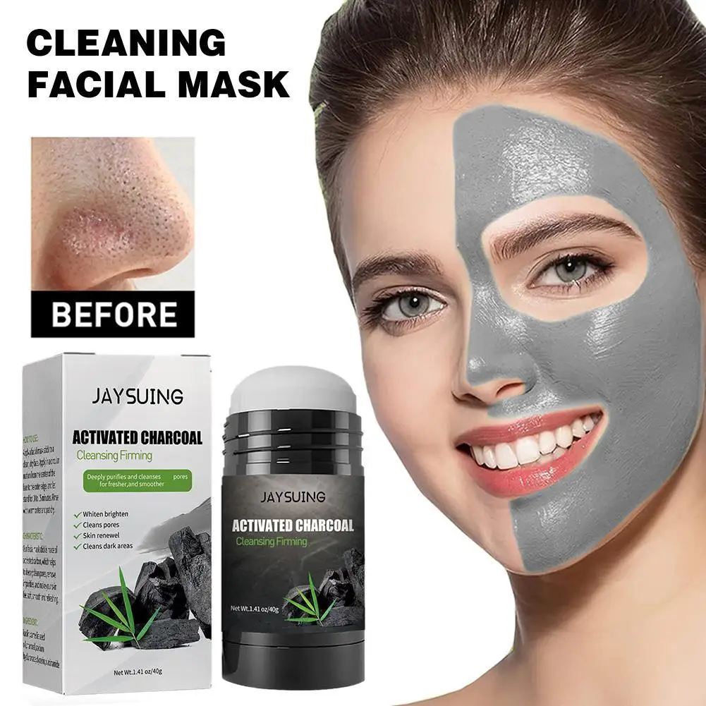40g Active Carbon Cleaning Facial Deep Cleaning Mud Oil Control Anti-Acne Masks Purifying Clay Stick
40g Active Carbon Cleaning Facial Deep Cleaning Mud Oil Control Anti-Acne Masks Purifying Clay Stick