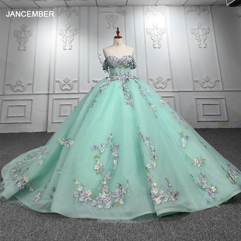 2023 Luxury Mint Green Quinceanera Dresses For 15 Party Princess Appliques Organza Flowers Birthday Party Dress DY6523 Bar Mitzv
2023 Luxury Mint Green Quinceanera Dresses For 15 Party Princess Appliques Organza Flowers Birthday Party Dress DY6523 Bar Mitzv