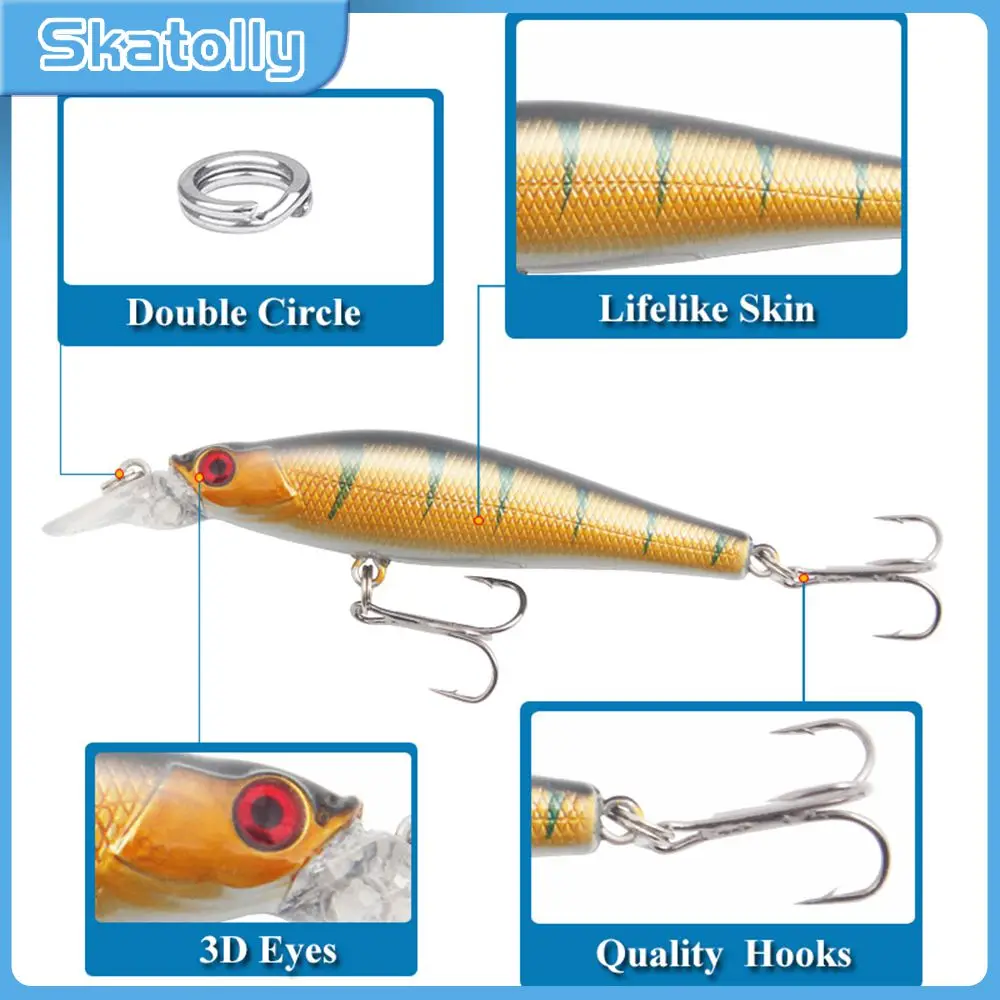 Artificial Bait Sharp Hook High Rate Of Medium Fish Lure Weight 8.5g Abs Material Bait Lure Bait Fishing Gear Fake Bait
Artificial Bait Sharp Hook High Rate Of Medium Fish Lure Weight 8.5g Abs Material Bait Lure Bait Fishing Gear Fake Bait