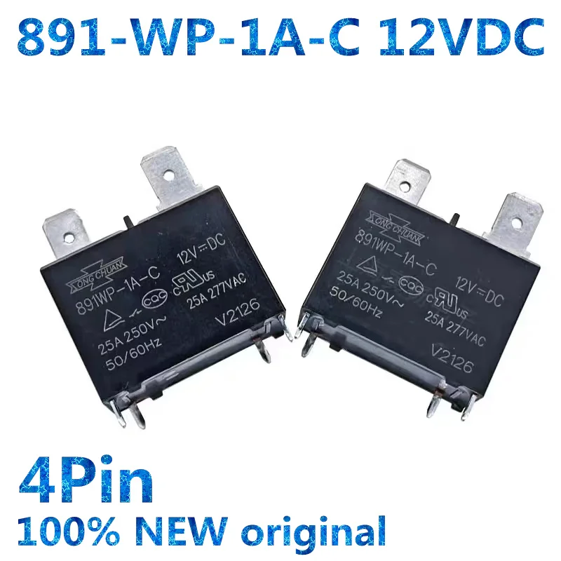 

35Pcs New 891WP-1A-C 891WP-1A-C-12VDC 891WP-1A-C-DC12V 891WP-1A-C-24VDC 891WP-1A-C-DC24V 4PIN 25A 12VDC 24VDC Power Relay