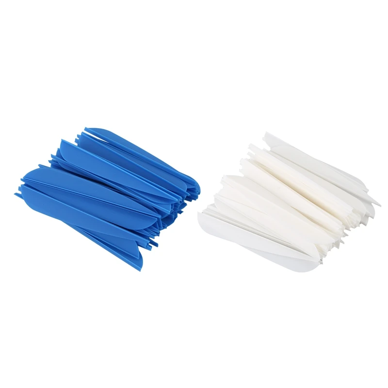 Arrows Vanes 4 Inch Plastic Feather Fletching For DIY Archery Arrows 100 Pack(Blue&White)
Arrows Vanes 4 Inch Plastic Feather Fletching For DIY Archery Arrows 100 Pack(Blue&White)