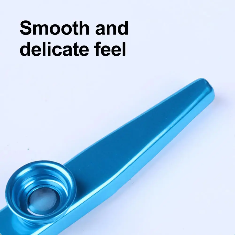 

Convenient Useful Stainless Safe Accompaniment Kazoo Clear Sound Karzu Flute Recreation for Traveling