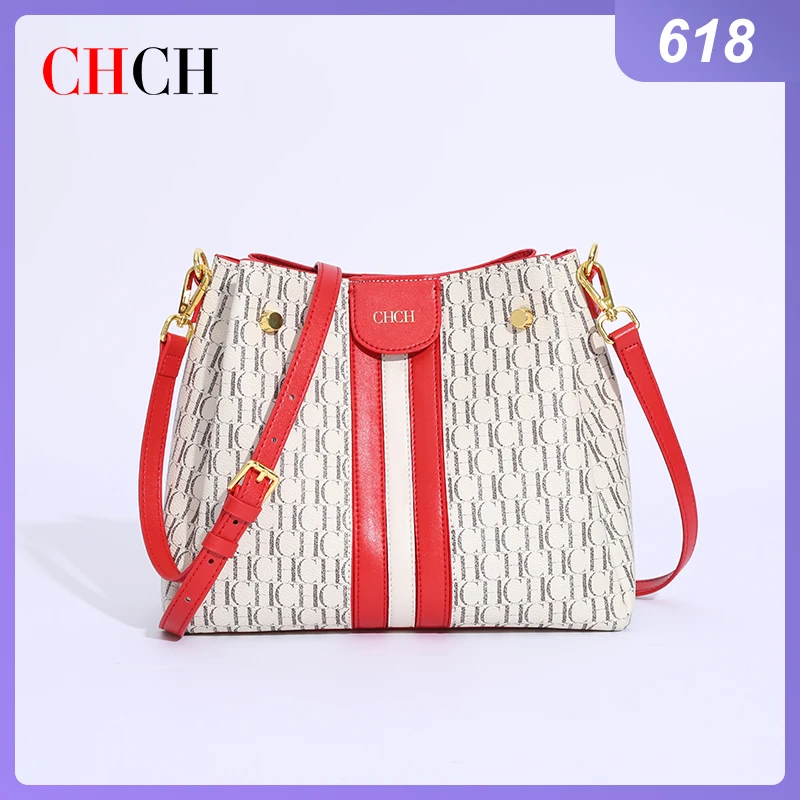 CHCH 2022 New PVC Bucket Bag Shoulder Bag Fashion Stitching Wild Messenger Brand Female Tote Bag Luxury Goods
CHCH 2022 New PVC Bucket Bag Shoulder Bag Fashion Stitching Wild Messenger Brand Female Tote Bag Luxury Goods