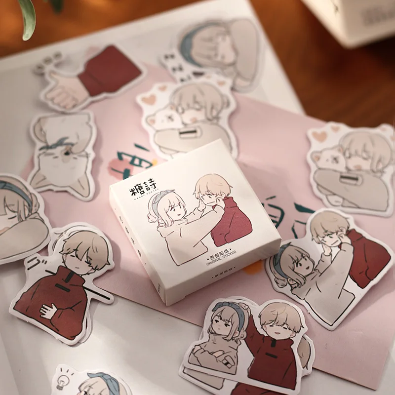 Decor 45 PCS Cute Cartoon Couple Love Overture Warm Daily Decorative Stickers for Scrapbooking Album Planner DIY Craft Journal
Decor 45 PCS Cute Cartoon Couple Love Overture Warm Daily Decorative Stickers for Scrapbooking Album Planner DIY Craft Journal