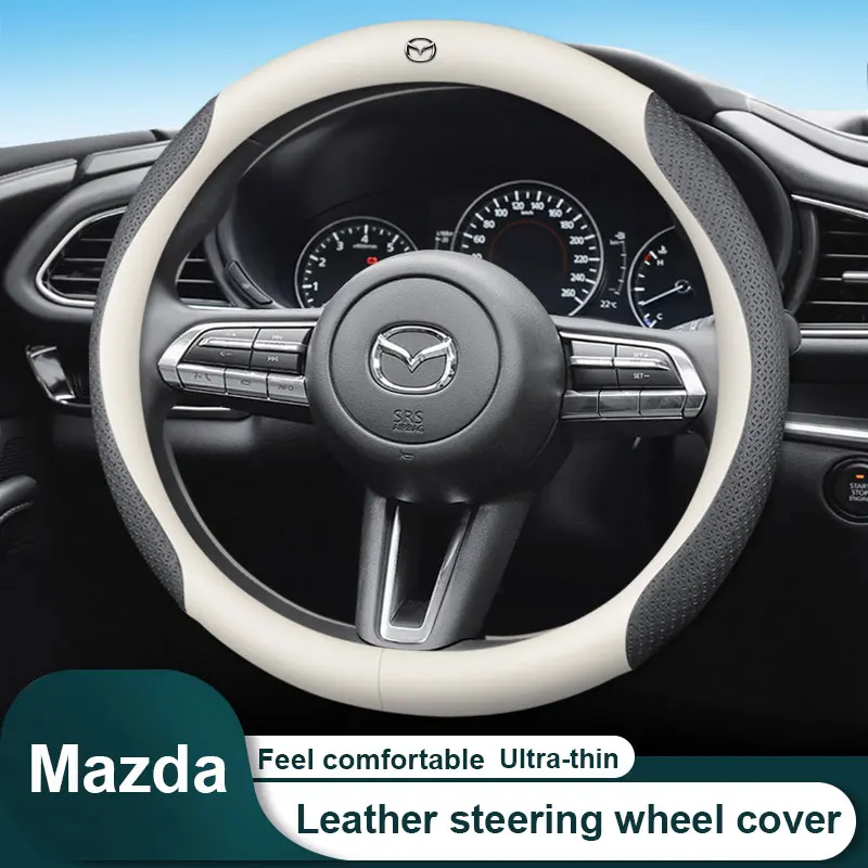 Чехол на руль автомобиля, кожаная текстура из углеродного волокна для Mazda CX-3 CX-4 CX-5 Mazda 3 Axela 6 Gh Gj Demio Bk BM/BN BP
Чехол на руль автомобиля, кожаная текстура из углеродного волокна для Mazda CX-3 CX-4 CX-5 Mazda 3 Axela 6 Gh Gj Demio Bk BM/BN BP