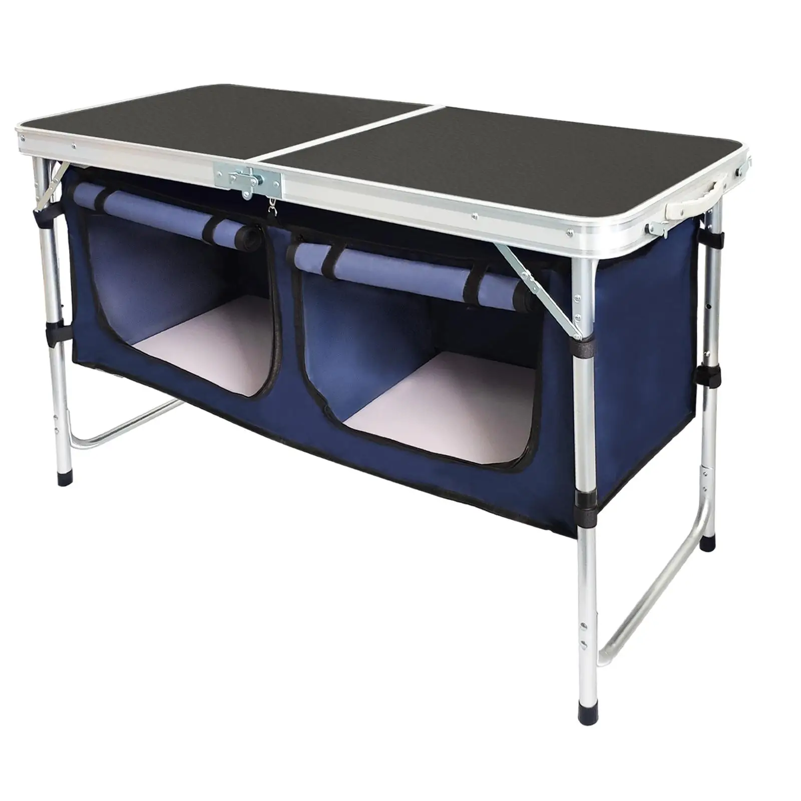 Folding Table Portable Height Adjustable Camping Table Folding Courtyard Table for Party Indoor Outdoor Camping
Folding Table Portable Height Adjustable Camping Table Folding Courtyard Table for Party Indoor Outdoor Camping
