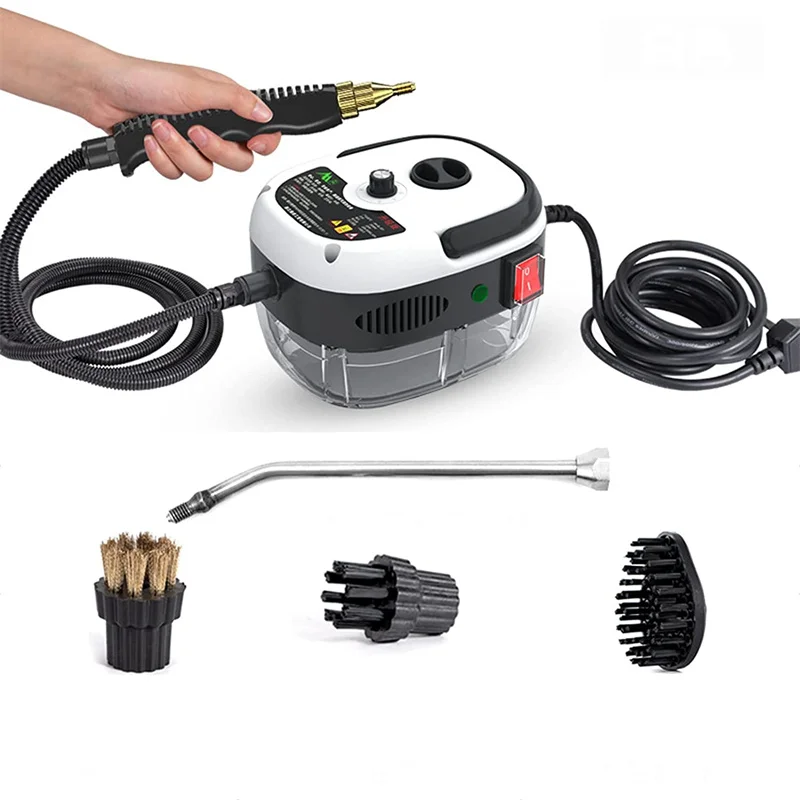 2500W High Pressure Steam Cleaner Hand-Held Portable Steam Cleaning Machine Automatic Pumping for Kitchen Bathroom Furniture Car
2500W High Pressure Steam Cleaner Hand-Held Portable Steam Cleaning Machine Automatic Pumping for Kitchen Bathroom Furniture Car
