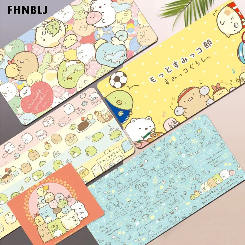 Японская мультяшная мышь Sumikko Gurashi, прочный Настольный коврик для мыши, размер для большой кромки, блокировка скорости, версия, игровой коври...
Японская мультяшная мышь Sumikko Gurashi, прочный Настольный коврик для мыши, размер для большой кромки, блокировка скорости, версия, игровой коври...