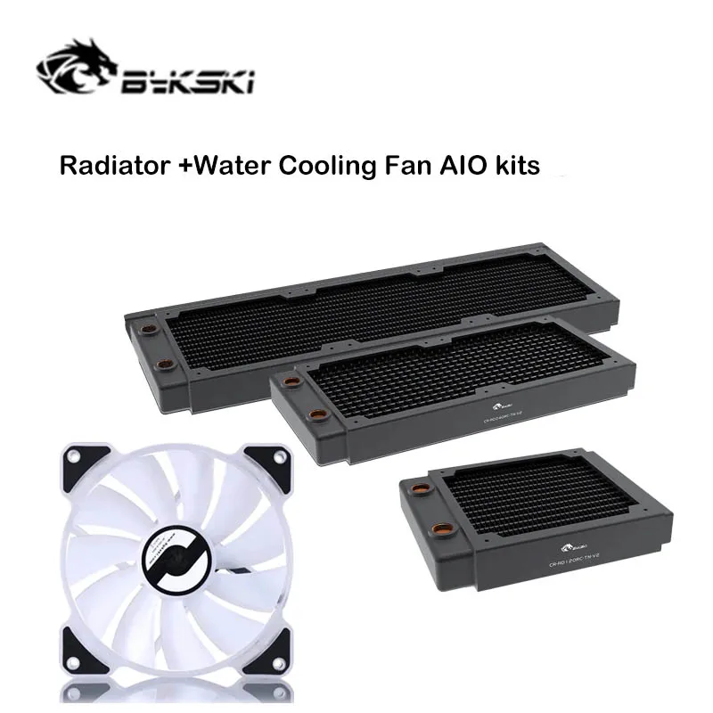 Bykski Water Cooling PC Radiator +Water Cooling Fan AIO Kit,30mm Thin Copper Liquild Cooler Row,Support 12CM Fan ,120/240/360mm
Bykski Water Cooling PC Radiator +Water Cooling Fan AIO Kit,30mm Thin Copper Liquild Cooler Row,Support 12CM Fan ,120/240/360mm
