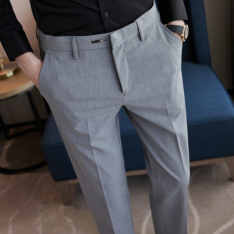 4Colors Summer New Ankle Length Men Clothing 2022 Thin Dress Suit Pants Korean Slim Fit Business Formal Wear Trousers 28-36 Sale
4Colors Summer New Ankle Length Men Clothing 2022 Thin Dress Suit Pants Korean Slim Fit Business Formal Wear Trousers 28-36 Sale