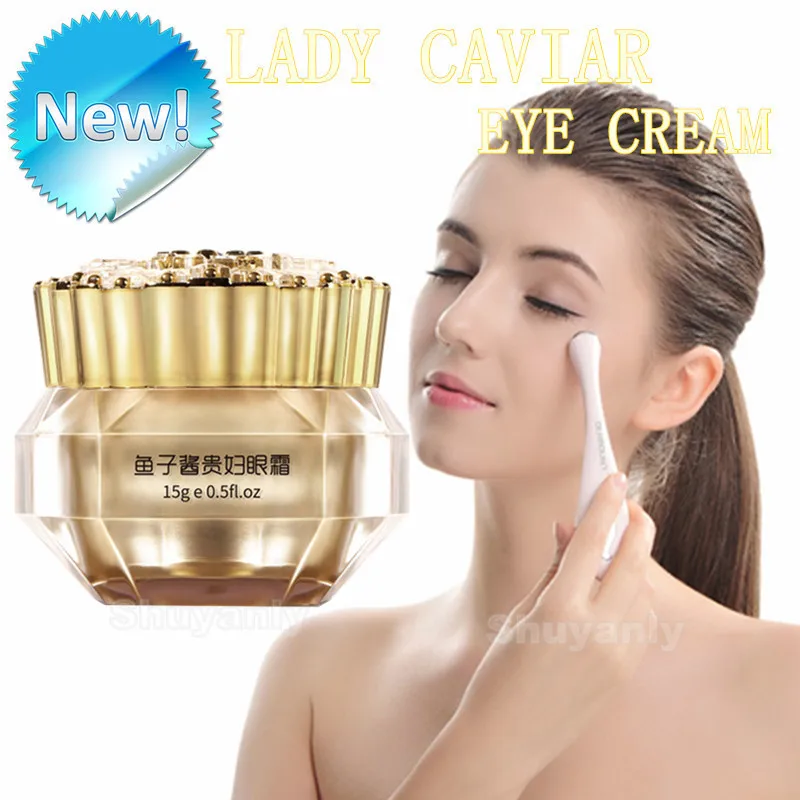 

Sakura Caviar Lady Eye Cream Moisturizes Eye Area, Refines Skin Serum Anti-Wrinkle Aging Moisturizing Eye Care 15g