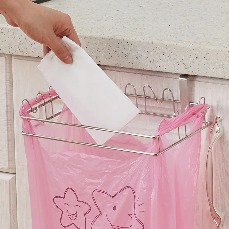 Over The Cabinet Trash Bag Holder Stainless Steel Adjustable Hanging Garbage Plastic Bag Holder For Kitchen RV Bathroom Drawer
Over The Cabinet Trash Bag Holder Stainless Steel Adjustable Hanging Garbage Plastic Bag Holder For Kitchen RV Bathroom Drawer
