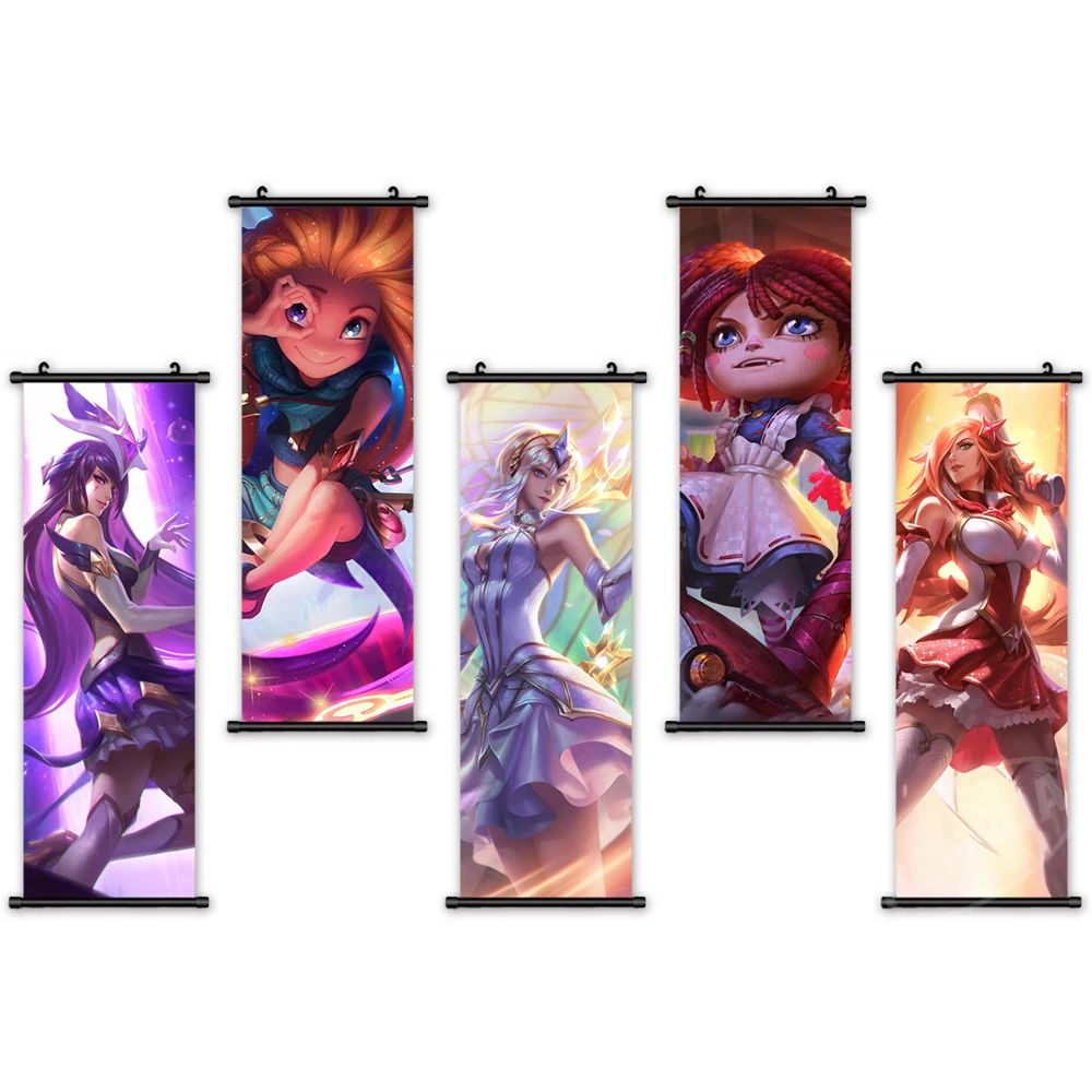 Printed Poster League of Legends Canvas Wall Artwork Pictures Battle Painting Arcane Series Plastic Hanging Scrolls Home Decor
Printed Poster League of Legends Canvas Wall Artwork Pictures Battle Painting Arcane Series Plastic Hanging Scrolls Home Decor