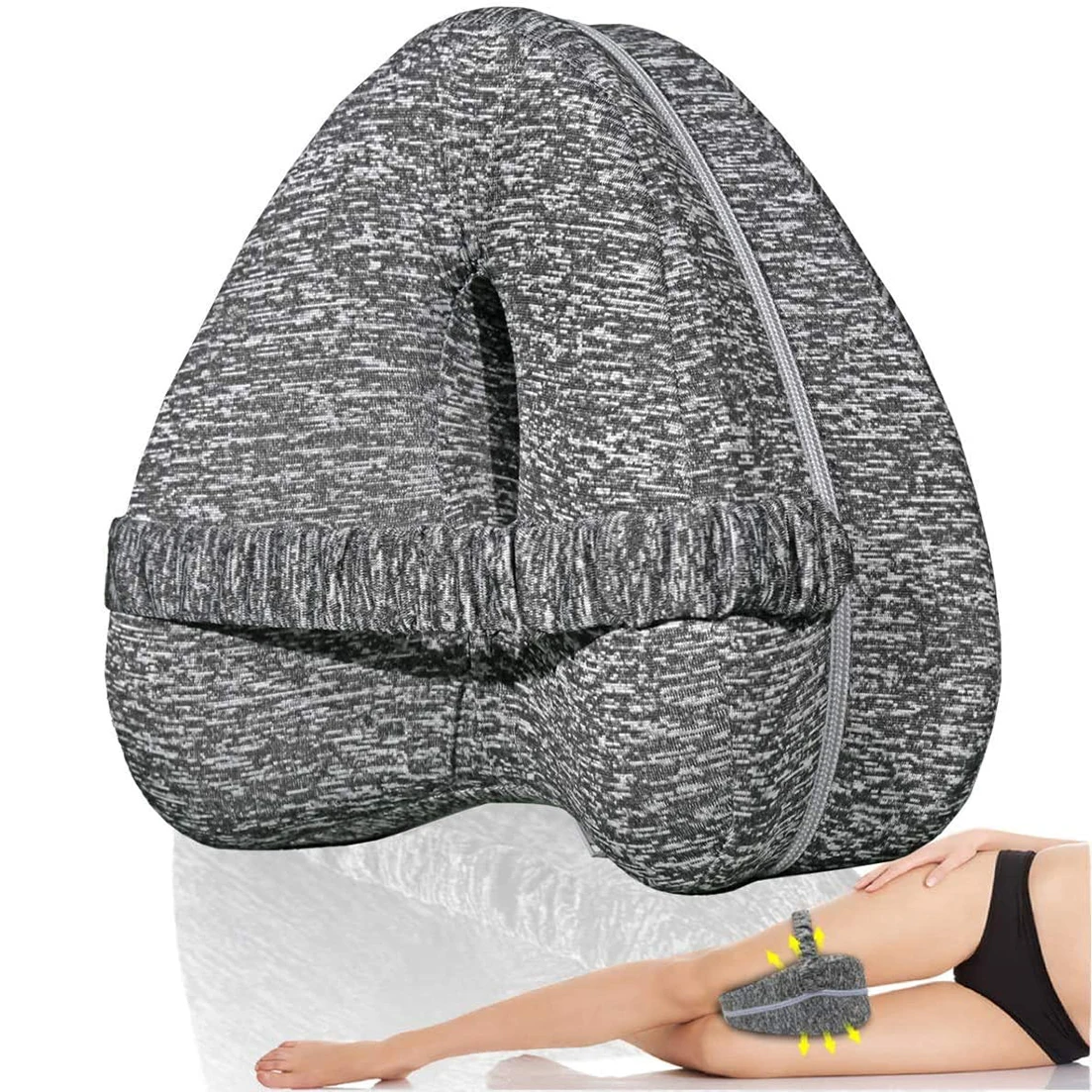 Leg Pillow for Sleeping on Side Memory Foam Knee Pillows Ergonomic Orthopaedic Positioner Pillow Pregnancy Cushion
Leg Pillow for Sleeping on Side Memory Foam Knee Pillows Ergonomic Orthopaedic Positioner Pillow Pregnancy Cushion