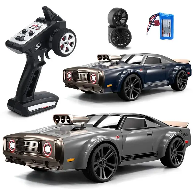 Rc Drift Car 1:16 35km/h 4WD Drive Flat Running Retro Muscle Vehicle Carbon Brush High Speed Remote Control Cars for Adults Gift
Rc Drift Car 1:16 35km/h 4WD Drive Flat Running Retro Muscle Vehicle Carbon Brush High Speed Remote Control Cars for Adults Gift