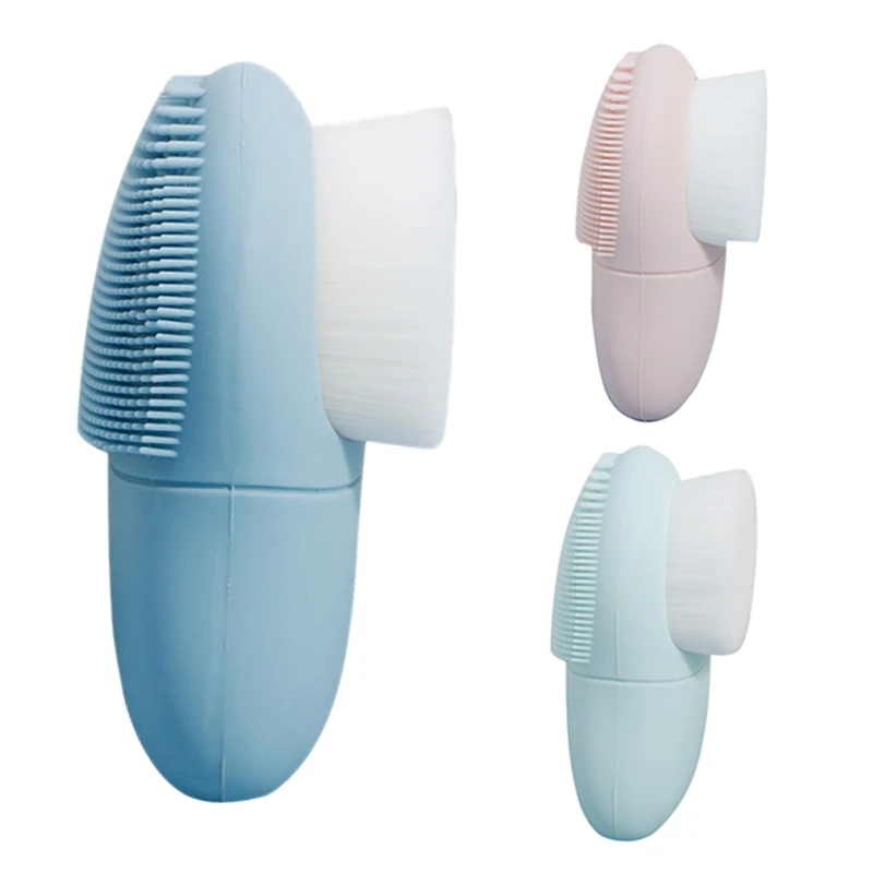 Double Side Silicone Face Cleanser Brush Deep Pore Cleansing Skin Facial Blackhead Remover Exfoliating
Double Side Silicone Face Cleanser Brush Deep Pore Cleansing Skin Facial Blackhead Remover Exfoliating