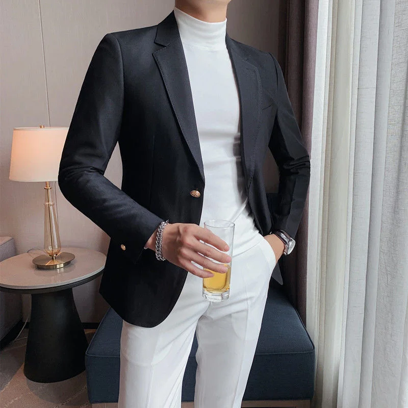 Groom Suit Blue Mens Social Club Luxury Coats Jacket Black Classic Casual Tuxedos Blazer Business Khaki Outfits Uniform 2022
Groom Suit Blue Mens Social Club Luxury Coats Jacket Black Classic Casual Tuxedos Blazer Business Khaki Outfits Uniform 2022