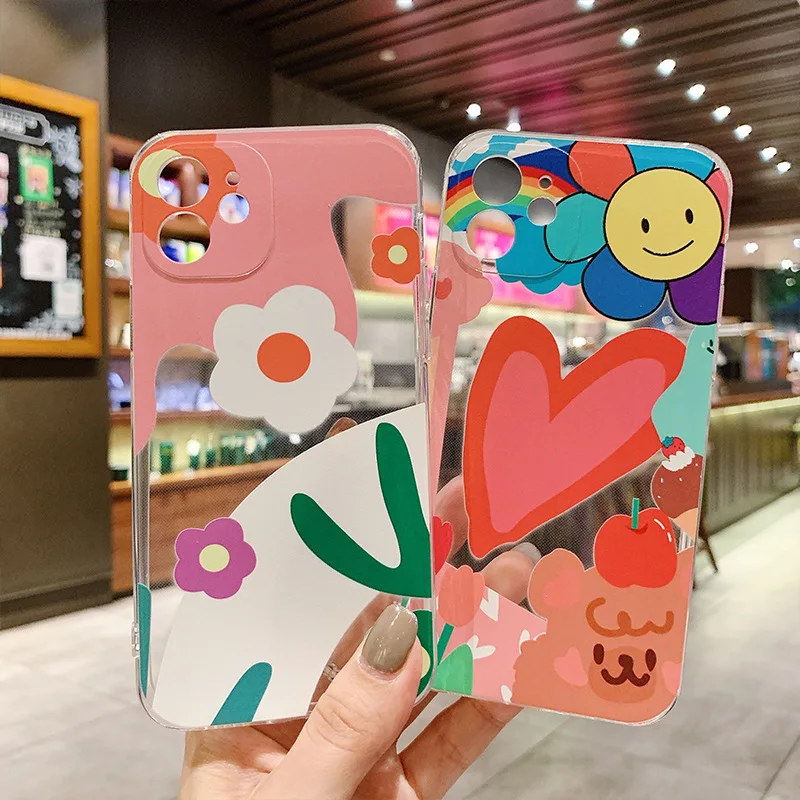 Flower oil Painting Case For iPhone 12 13 Pro Max Mini 11 Pro Max X XR XS MAX SE2020 8 7 6 6S Plus Cute Silicone Phone Cover
Flower oil Painting Case For iPhone 12 13 Pro Max Mini 11 Pro Max X XR XS MAX SE2020 8 7 6 6S Plus Cute Silicone Phone Cover
