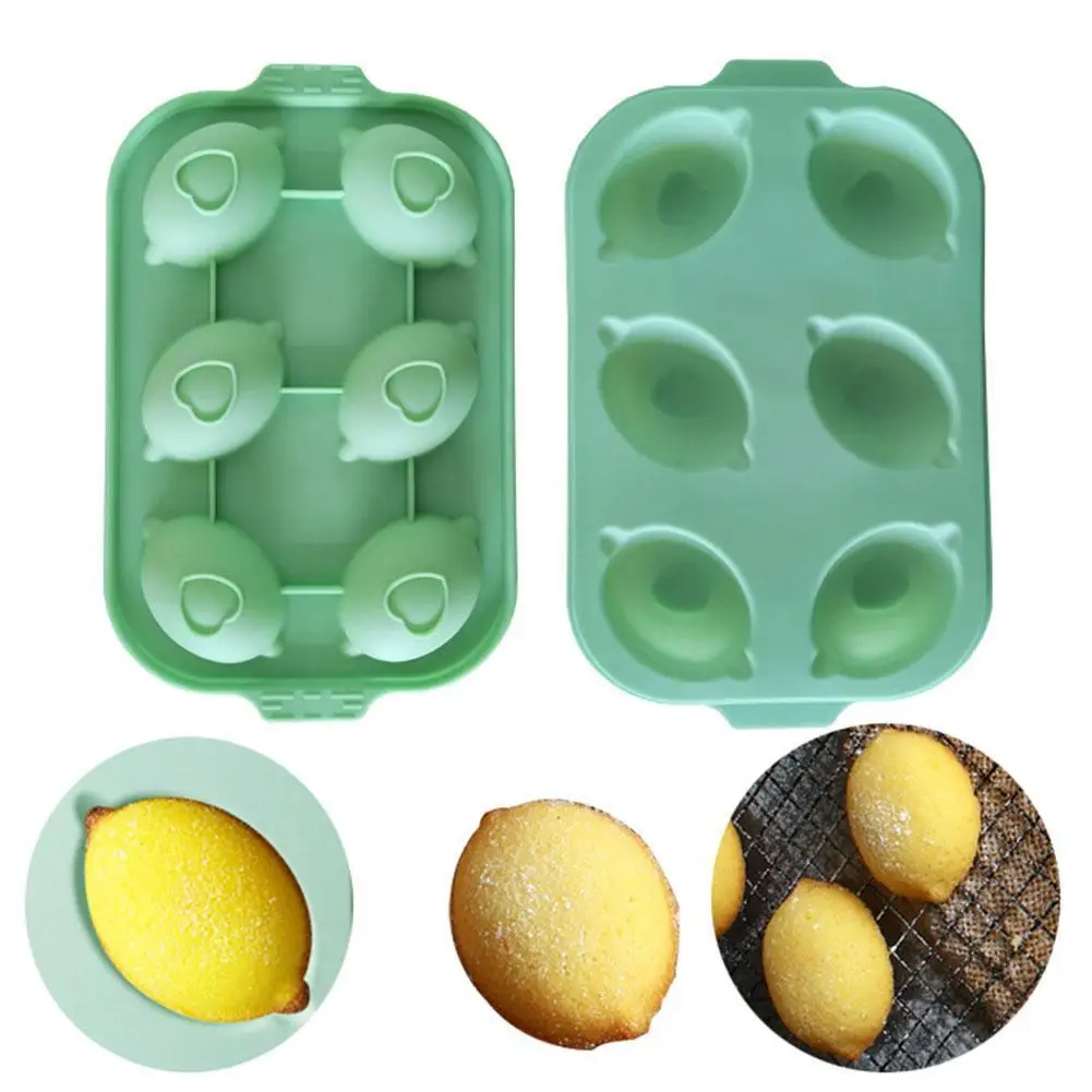 6 Cavity Lemon Shape Food Grade Silicone Molds Cake Decorating Tools Bakeware French Dessert Mousse Cake Mold Baking Utensils
6 Cavity Lemon Shape Food Grade Silicone Molds Cake Decorating Tools Bakeware French Dessert Mousse Cake Mold Baking Utensils