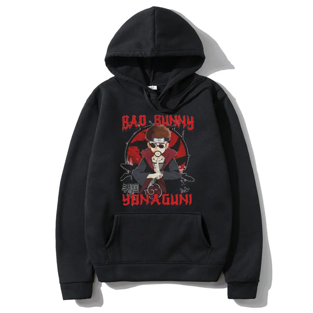 Hip Hop Bad Bunny Yonaguni Print Hoodie Men Women Cotton Oversize Hoodies Tops Fashion Original Style Man Sweatshirt Pullover
Hip Hop Bad Bunny Yonaguni Print Hoodie Men Women Cotton Oversize Hoodies Tops Fashion Original Style Man Sweatshirt Pullover