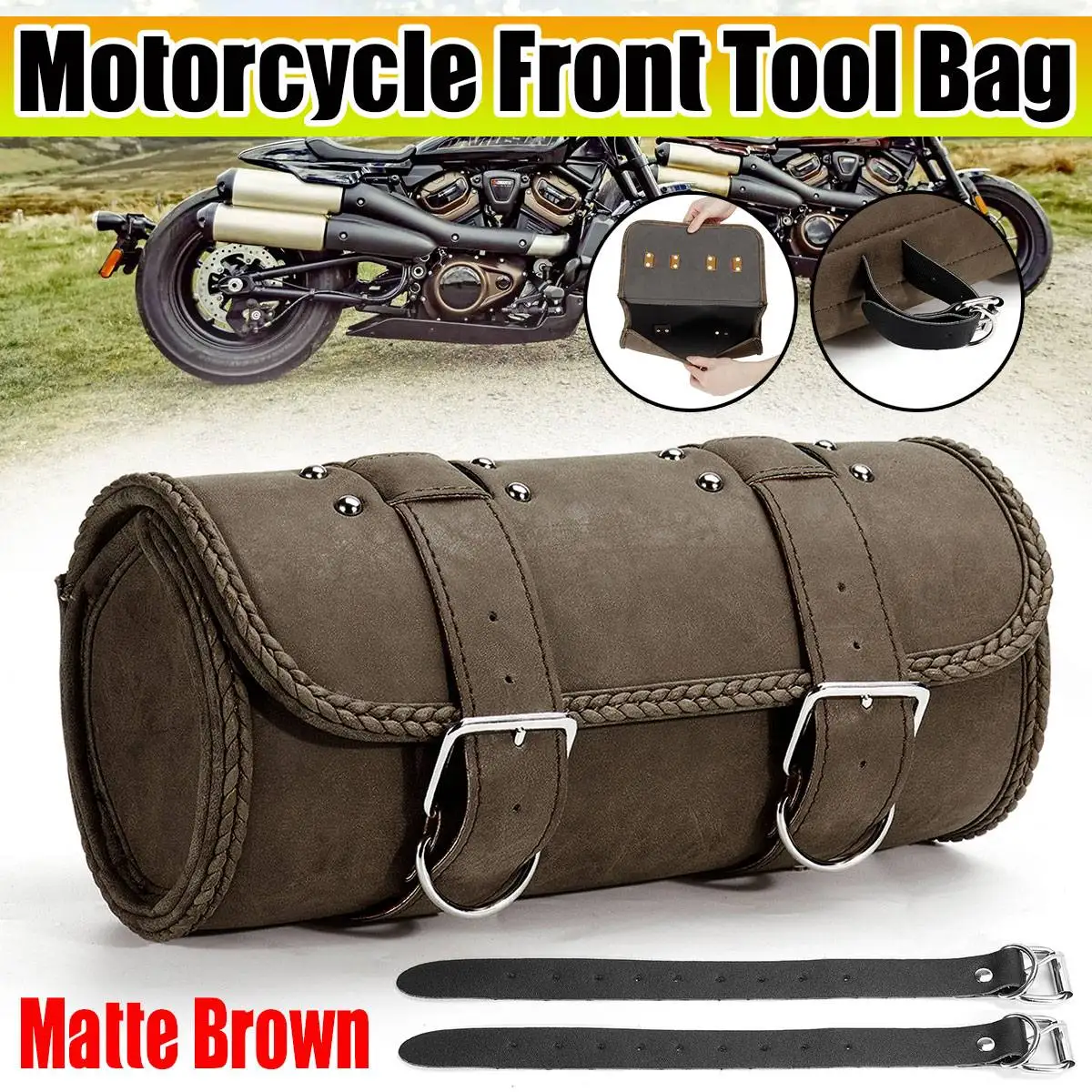 Motorcycle Tool Bag Fork Barrel Shape Handlebar Front Fork Bag Handlebar Side Tool Tail Bag Motorcycle Cafe Racer Saddlebag
Motorcycle Tool Bag Fork Barrel Shape Handlebar Front Fork Bag Handlebar Side Tool Tail Bag Motorcycle Cafe Racer Saddlebag