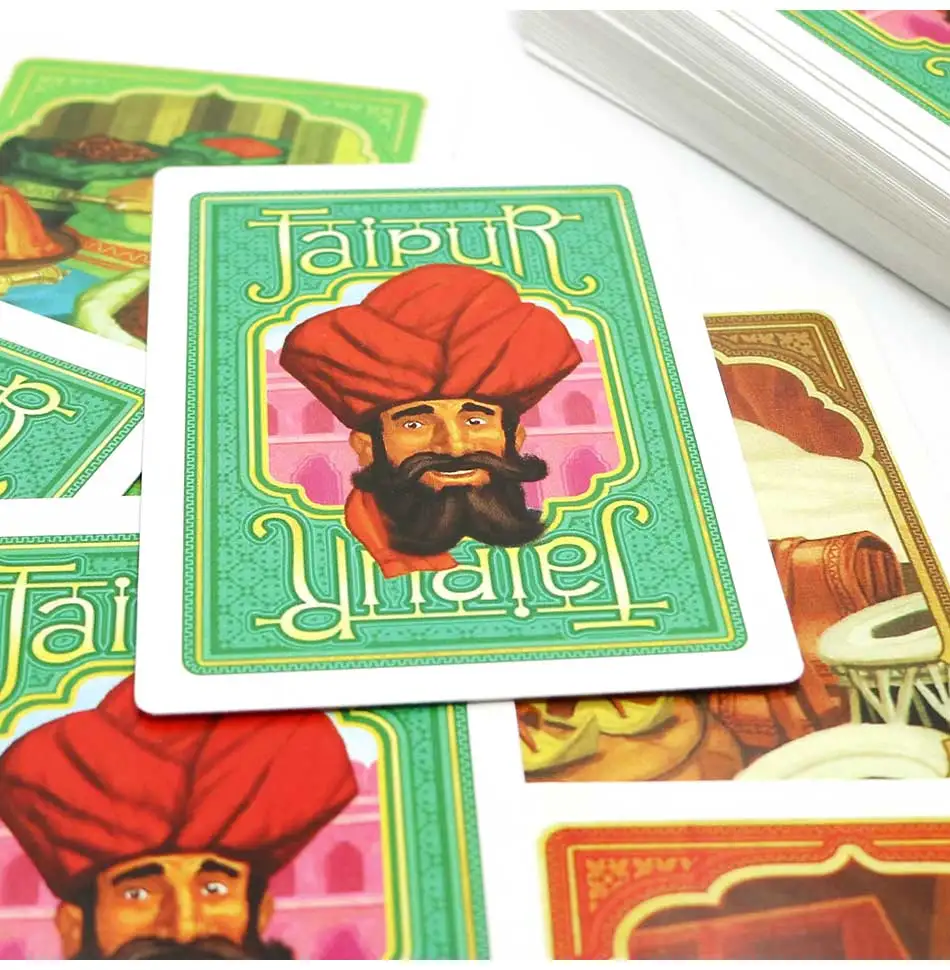 Jaipur board game English & Spanish rules Strategy card games for 2 players adult lovers holidays Gifts trade table | Спорт и