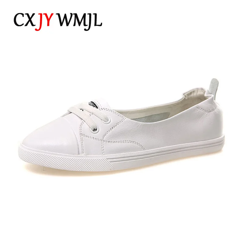 Cowhide Casual Sneakers Women Plus Size Vulcanized Shoes Genuine Leather Spring Summer Skate Shoes Ladies Sports White 
Cowhide Casual Sneakers Women Plus Size Vulcanized Shoes Genuine Leather Spring Summer Skate Shoes Ladies Sports White