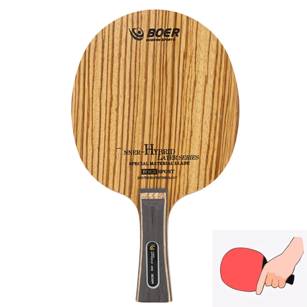 Table Tennis Racket Bottom Plate 7 Ply Wood Ping Pong Blade Paddle Long Handle Arc Attack Type Fast Break Sport Equipment
Table Tennis Racket Bottom Plate 7 Ply Wood Ping Pong Blade Paddle Long Handle Arc Attack Type Fast Break Sport Equipment
