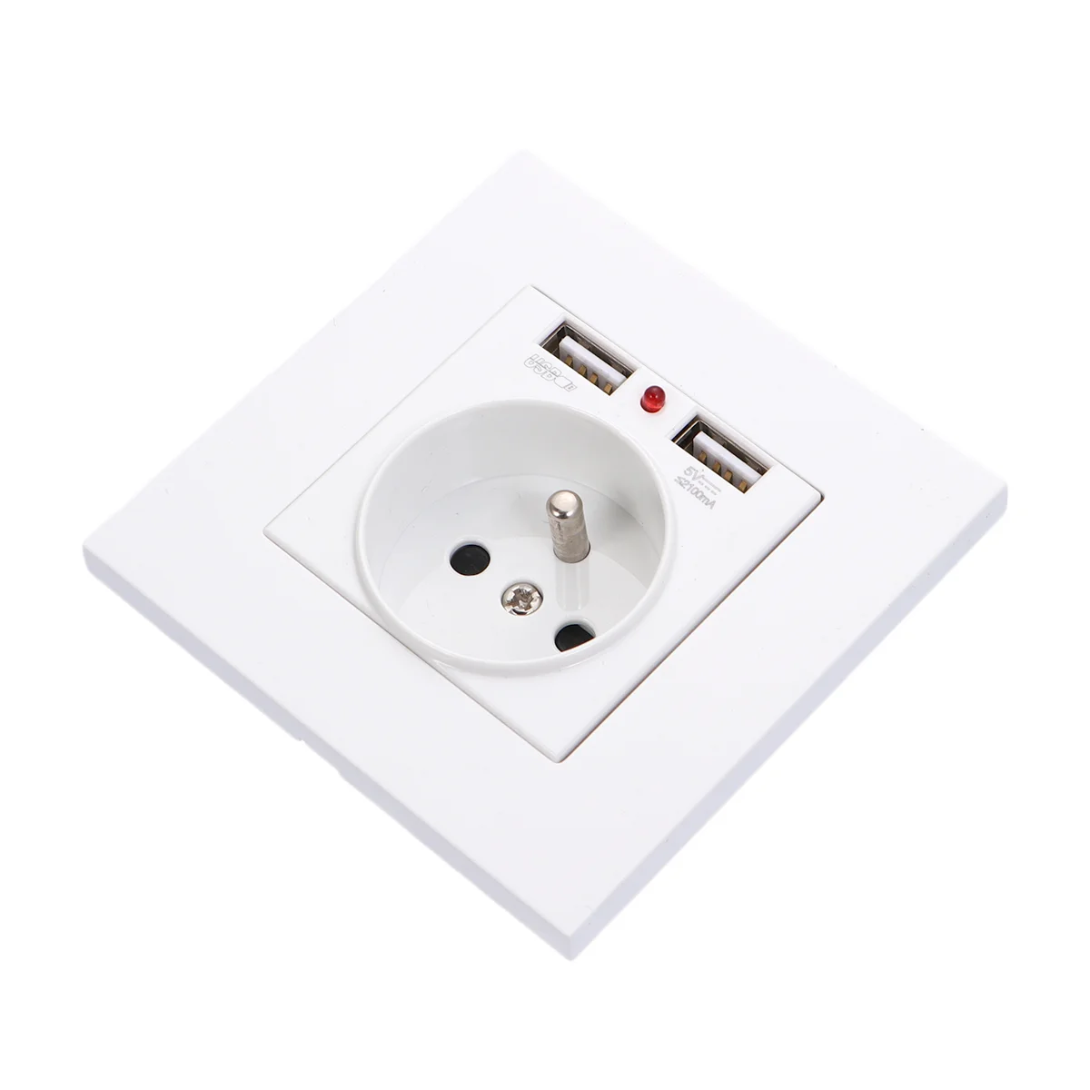 86 Type Wall Socket with Double USB French Standard European Standard Socket Panel Bracket
86 Type Wall Socket with Double USB French Standard European Standard Socket Panel Bracket