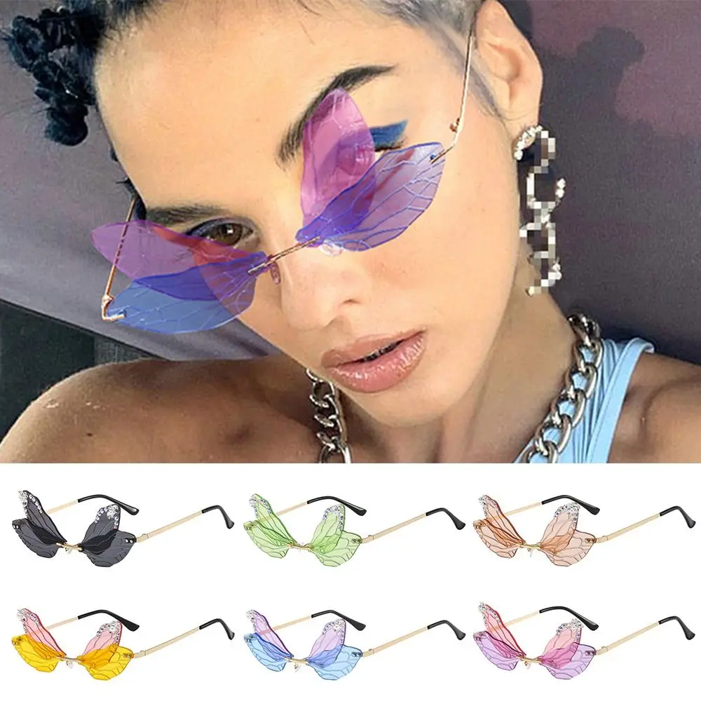 Trendy Irregular Party Eyewear Bling Shades Dragonfly Wing Sunglasses Diamond Sun Glasses
Trendy Irregular Party Eyewear Bling Shades Dragonfly Wing Sunglasses Diamond Sun Glasses