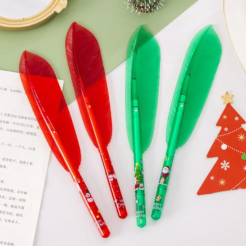 1Pcs Christmas Gift For Students Cute Cartoon Christmas Feather Series Neutral pen Creative Black Neutral Pen Cute Stationery
1Pcs Christmas Gift For Students Cute Cartoon Christmas Feather Series Neutral pen Creative Black Neutral Pen Cute Stationery