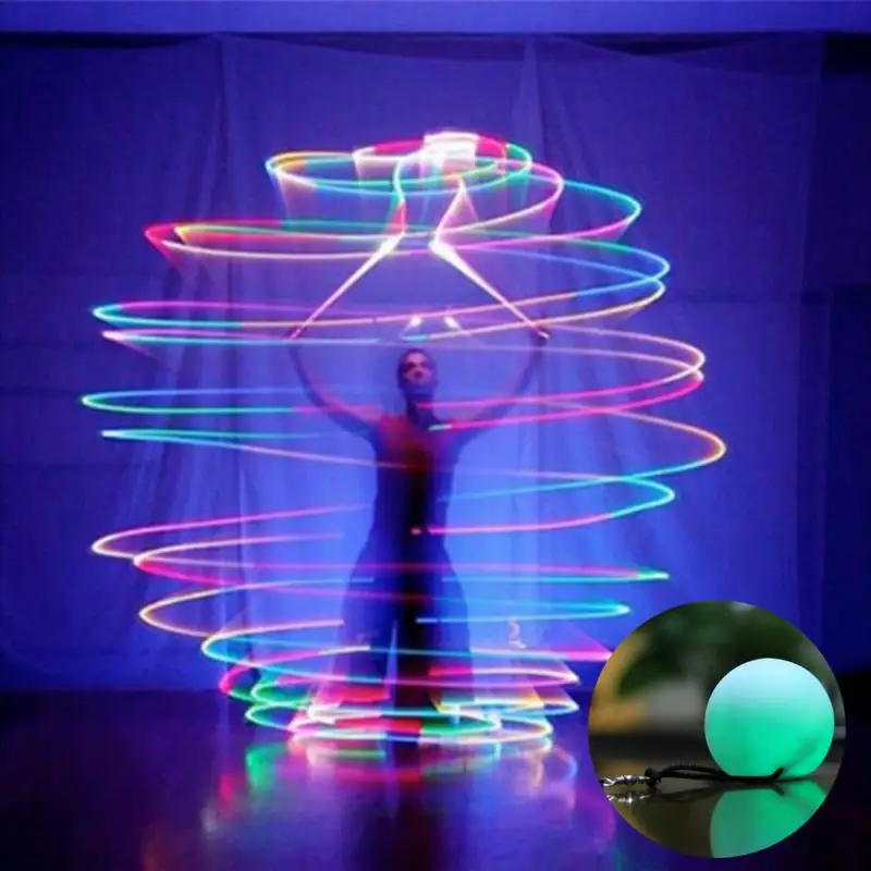 1Pcs LED Belly Dance Balls 9 Modes Color Adjustable RGB Glow LED POI Thrown Balls For Dance Hand Props Performance Accessories
1Pcs LED Belly Dance Balls 9 Modes Color Adjustable RGB Glow LED POI Thrown Balls For Dance Hand Props Performance Accessories