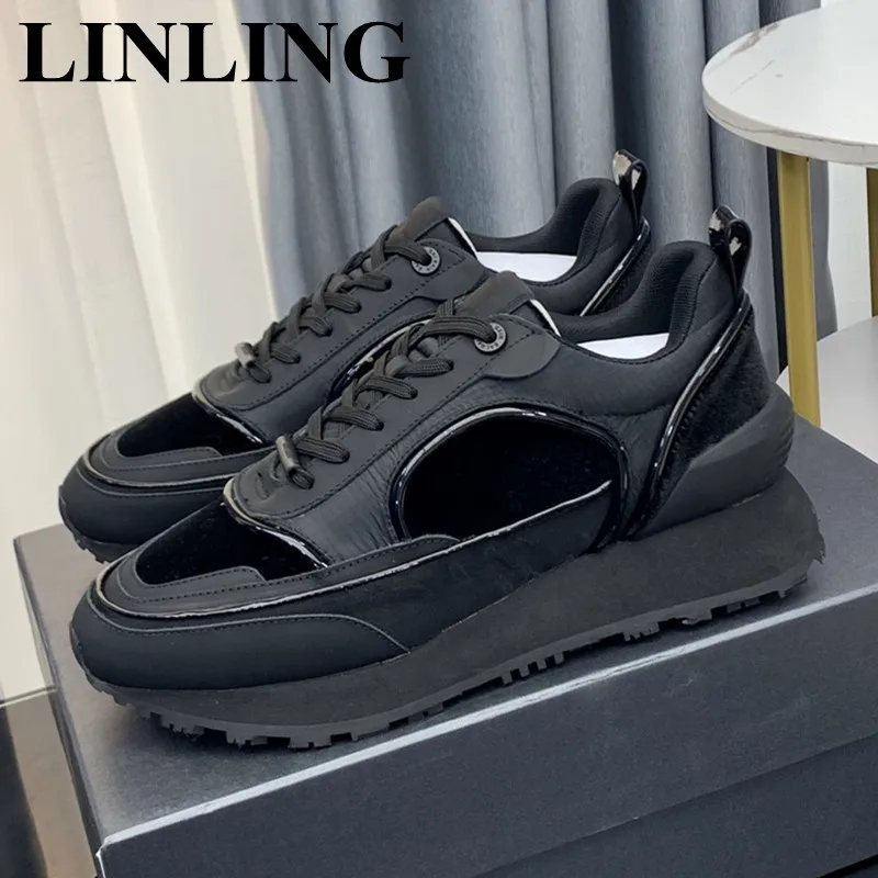 Mens Thick Sole Bottom Women Casual Sneakers Shoes Running Platform Sports Shoes Lace-up Vulcanized Shoes Ladies Trainers 2023
Mens Thick Sole Bottom Women Casual Sneakers Shoes Running Platform Sports Shoes Lace-up Vulcanized Shoes Ladies Trainers 2023