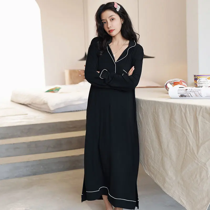 WLWFYWLT 2022 New Women's Long Nightdress Nightgown Women Nightwear Modal Romantic Sleepwear Dress Large Size 40-100KG W174
WLWFYWLT 2022 New Women's Long Nightdress Nightgown Women Nightwear Modal Romantic Sleepwear Dress Large Size 40-100KG W174