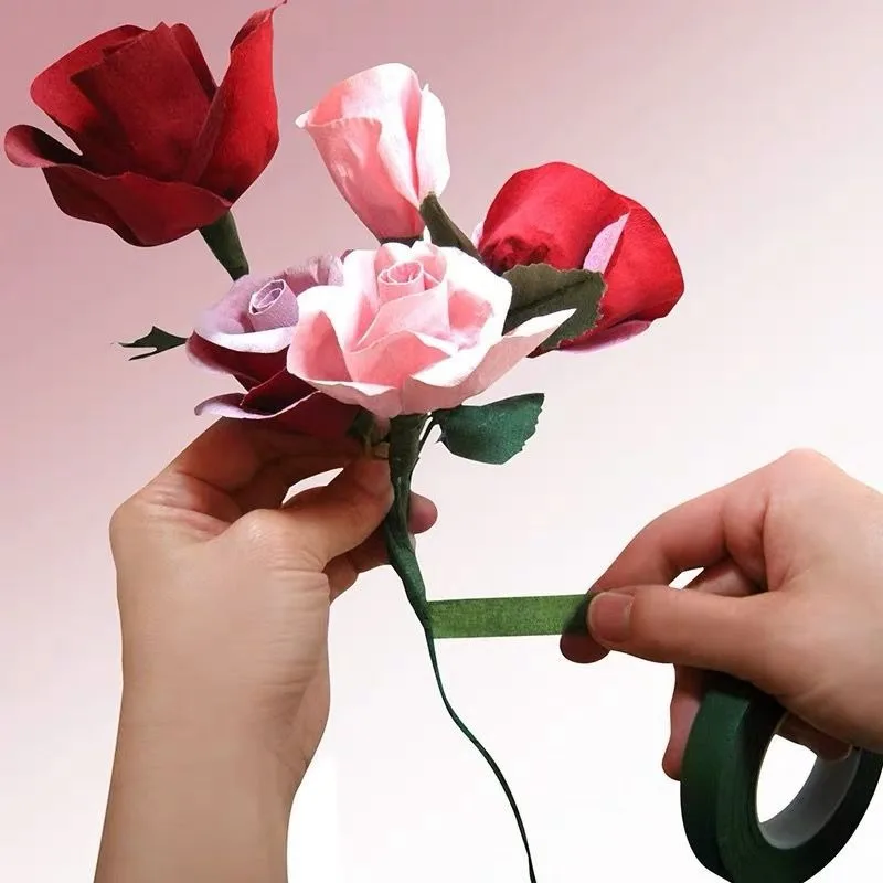 Floral Stem Tape Artificial Flower Stamen Wrap Florist Green Tapes Nylon Flower Supplies
Floral Stem Tape Artificial Flower Stamen Wrap Florist Green Tapes Nylon Flower Supplies