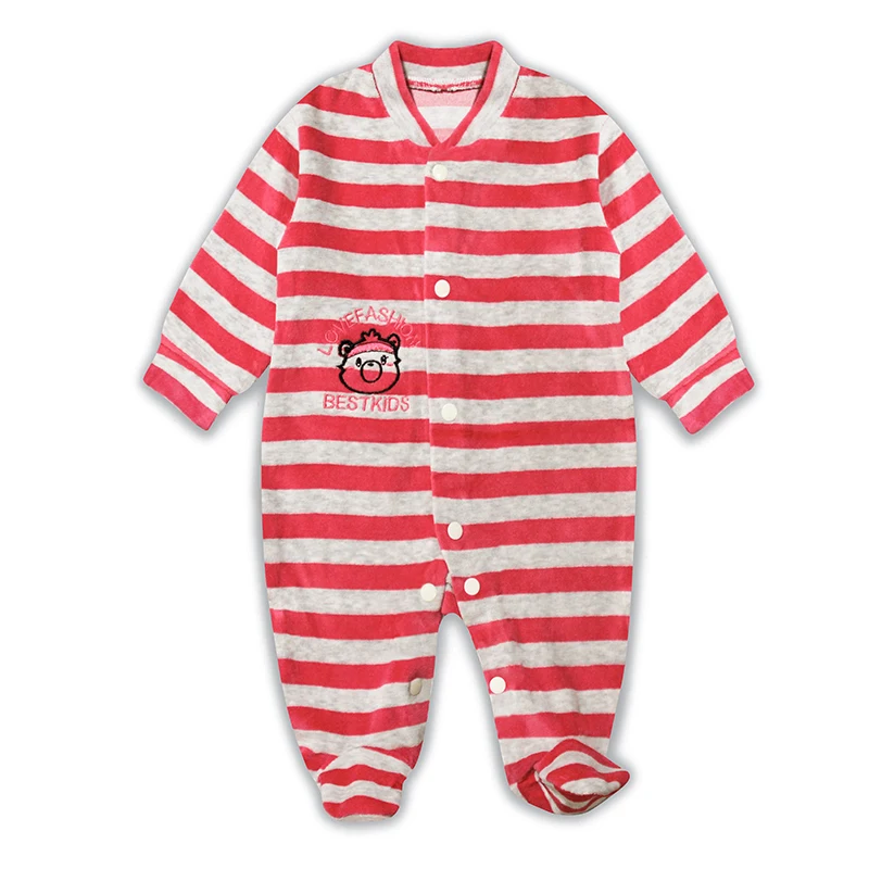 2022 new pure cotton Baby Boys stripe Long Sleeve O-Neck Clothing 9 months Winter Cotton Newborn Pajamas Baby Clothes 
2022 new pure cotton Baby Boys stripe Long Sleeve O-Neck Clothing 9 months Winter Cotton Newborn Pajamas Baby Clothes