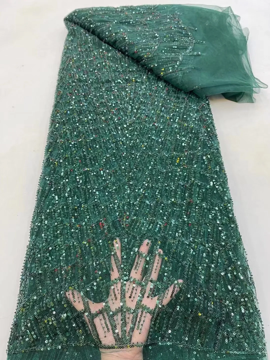 Green Luxury High Quality African Embroidery Groom Lace Fabric Nigerian Sequins Lace Fabric For Wedding Party 5Yards
Green Luxury High Quality African Embroidery Groom Lace Fabric Nigerian Sequins Lace Fabric For Wedding Party 5Yards