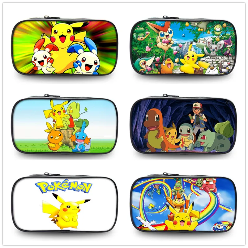 Pokémon Anime Cartoon Pikachu Cute Large-capacity Pencil Case Student Creative Kawaii Print Pattern Stationery Bag
Pokémon Anime Cartoon Pikachu Cute Large-capacity Pencil Case Student Creative Kawaii Print Pattern Stationery Bag