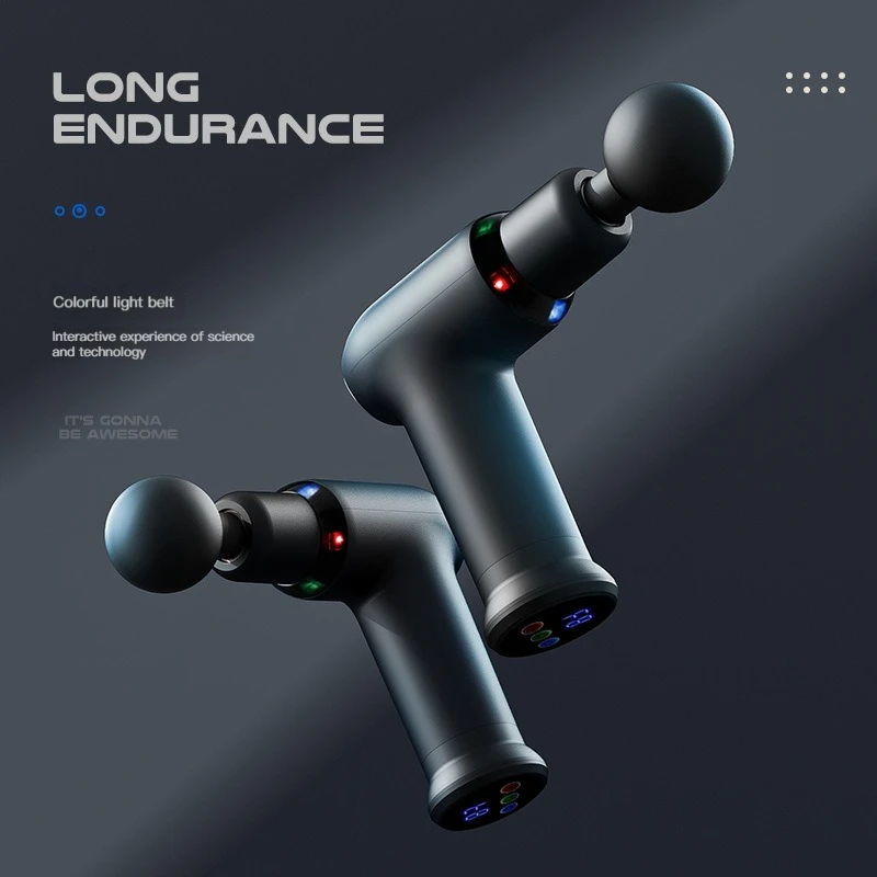 Mini Massage Gun Cool LED Light Massager For Body Neck Back Pain Gout Relief Deep Muscle Relaxation Fitness Slimming 
Mini Massage Gun Cool LED Light Massager For Body Neck Back Pain Gout Relief Deep Muscle Relaxation Fitness Slimming