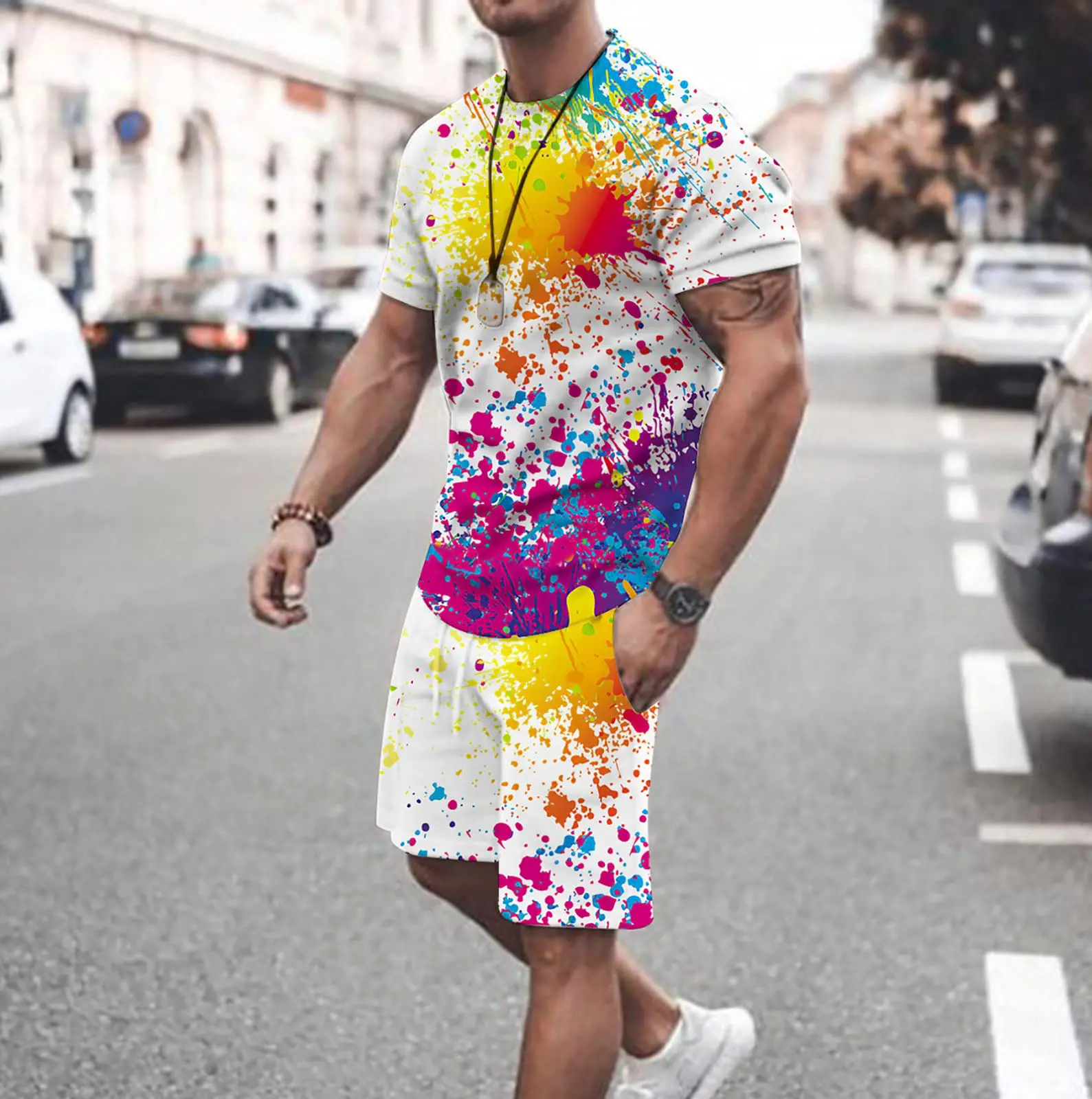 Men's Oversized Clothes Vintage Streetwear 3D Printed T-shirt For Man High Quality Summer Tshirt Shorts Two Pieces Set Tracksuit
Men's Oversized Clothes Vintage Streetwear 3D Printed T-shirt For Man High Quality Summer Tshirt Shorts Two Pieces Set Tracksuit